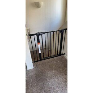 Metal Baby Gate, 29-48'' Auto Close Easy Install Pet Gate, Extra Wide Walk Thru